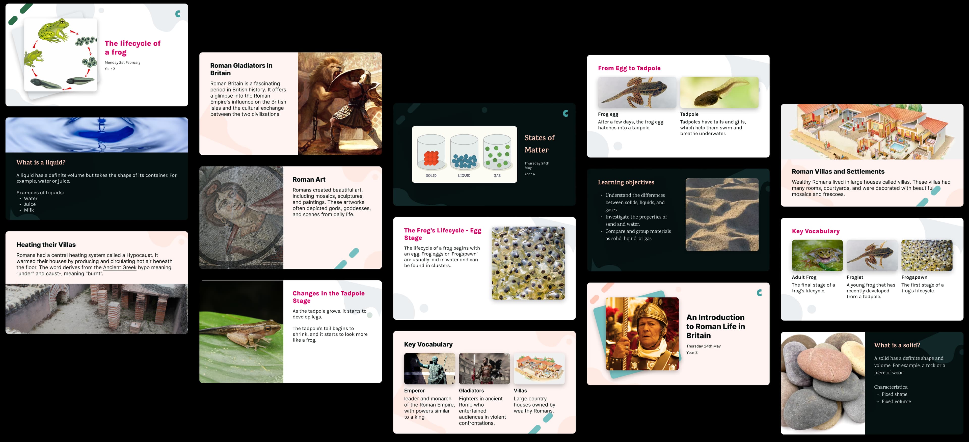 Chalkie generated lessons examples