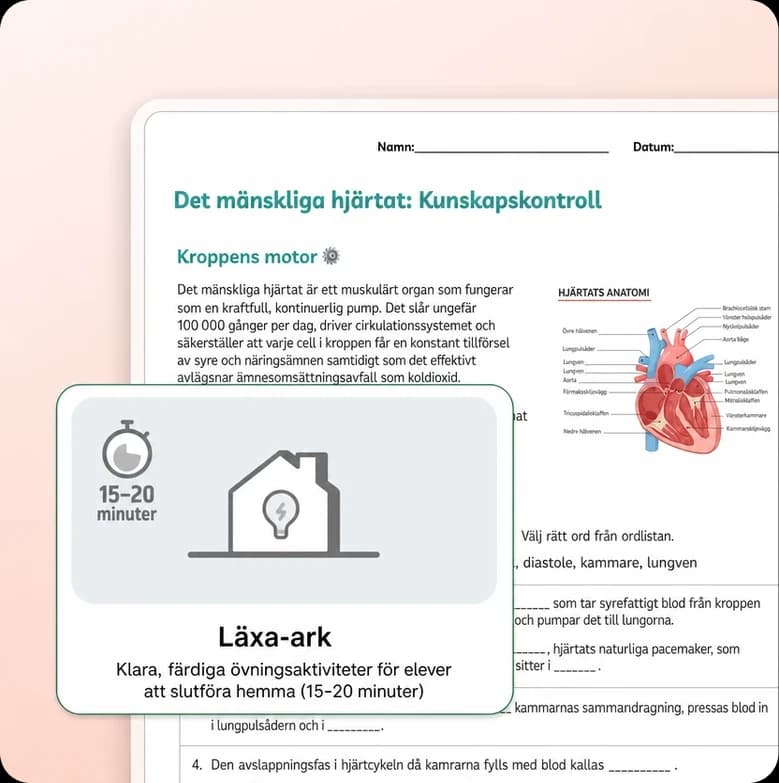 AI-genererat läxblad
