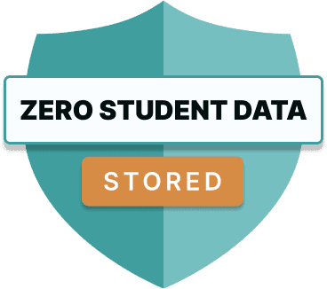 Distintivo de zero dados de alunos armazenados